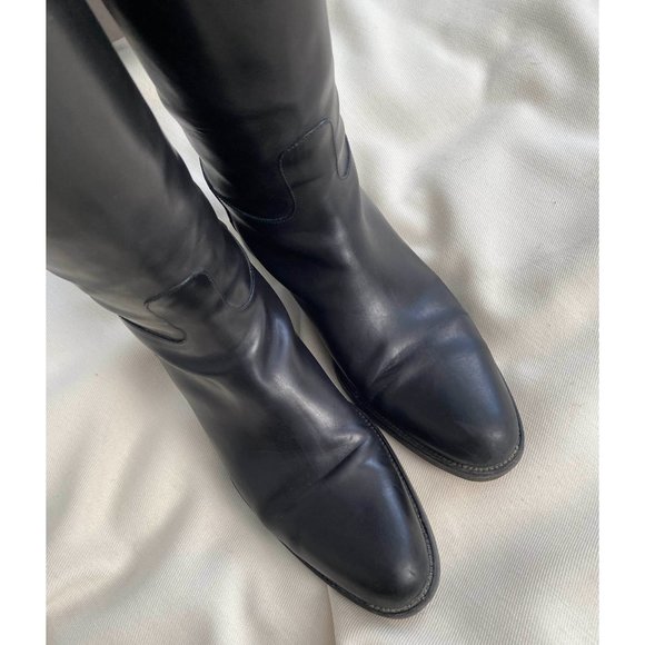 Sartore Black Riding Boots, size 39.5 (fits size 10) - Picture 3 of 13